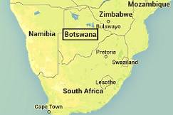 BOTSWANA MAP
